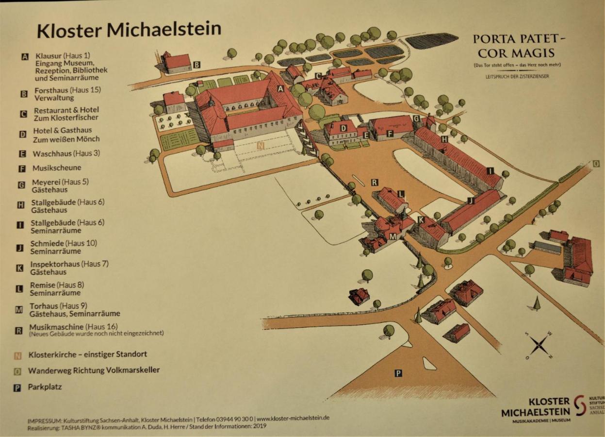 Hotel Gasthaus Weisser Moench Blankenburg  Exterior foto